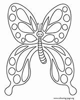 Coloring Butterfly Pages Printable Cute Spots Colouring Butterflies Wings Print Drawing Projects Gabby Douglas Sheet Kids Try Getdrawings Color Sheets sketch template