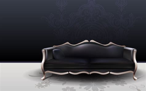 black sofa wallpapers  images wallpapers pictures