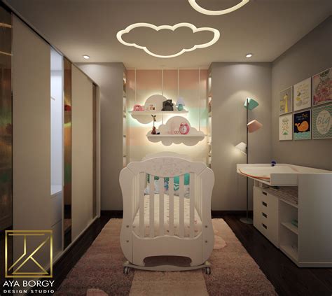 modern baby room  behance
