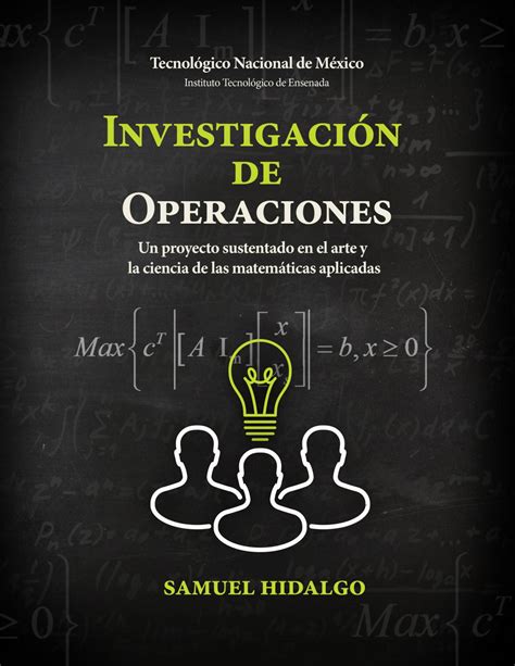 investigacion de operaciones autor samuel hidalgo  eme estudio issuu