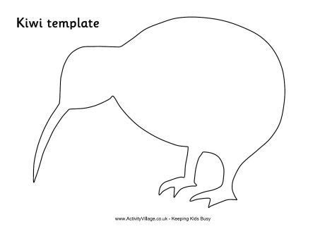kiwi bird colouring sheet patricia sinclairs coloring pages