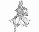 Wolverine Marvel Vs Capcom Coloring Pages Printable sketch template
