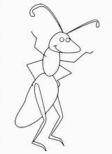Mewarnai Gambar Semut Anak Macam Berbagai Paud Aneka Temukan sketch template