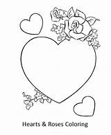Coloring Pages Valentine Roses Cards Printable Hearts Valentines Beautiful Color Print Quotes Heart Books Cartoon Quotesgram Parchment Holidays Borders Kids sketch template