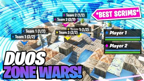 competitive frosty zone wars duos shride fortnite creative map code