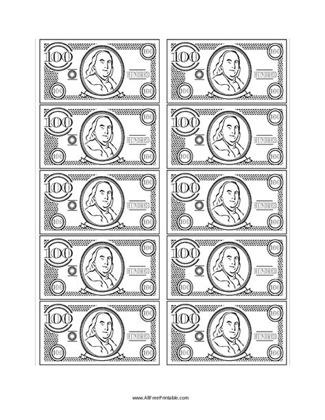 printable classroom money template