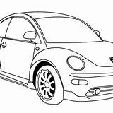 Coloring Pages Convertible Vw Bug Car Convert Volkswagen Getcolorings Getdrawings Find Colorings sketch template