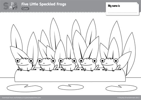 green  speckled frogs coloring page coloring walls