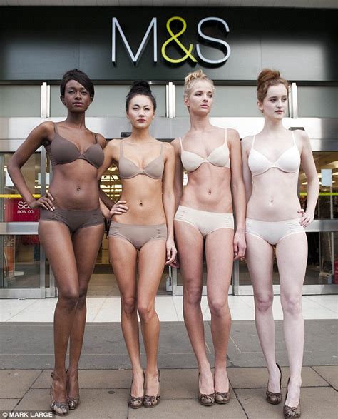 marks and spencer s new nearly naked lingerie to match customers skin daily mail online