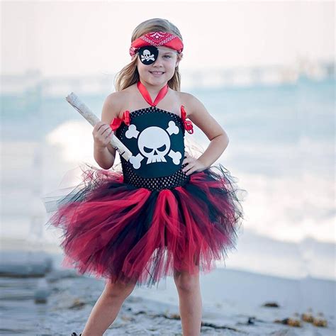 pirate girl dress  cosplay costume  kids fantasia halloween party