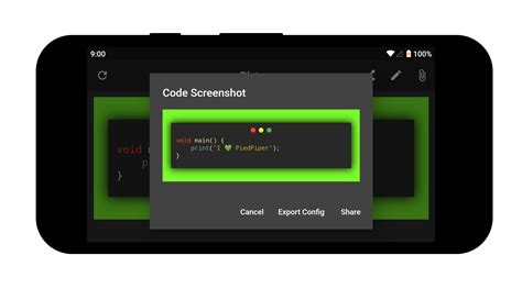 creating code screenshots  easy  mobile