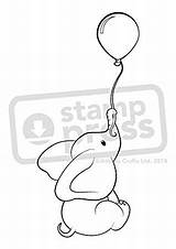 Elephant Balloon Drawing Getdrawings A7 sketch template