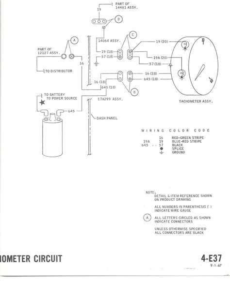 patrice benoit art  sunpro mini tach wiring diagram pro tach tachometer wiring