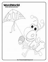 Coloring Pages Ant Sheets Word Wordworld Disney Printable Kids Kite Sketchite Template sketch template