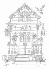Coloring Pages House Print Houses Printable Choose Board Sheets Colouring sketch template