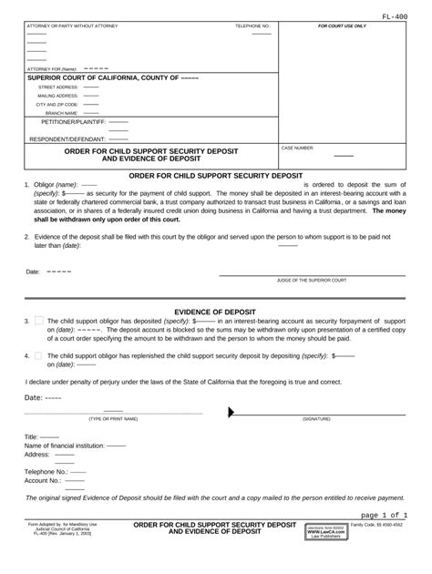 ca security deposit form fill   sign printable  template