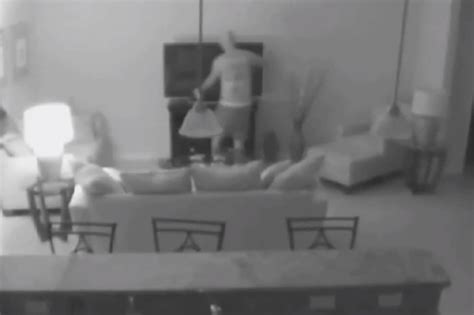 couple watched home break in on webcam