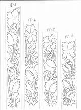Sheridan Tooling Carving Belts Geer Couro Google Floral Working Belt Tooled Tracing Longhorn Proleathercarvers Pesquisa sketch template