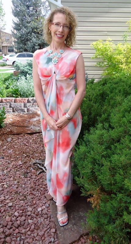 Wearing Our Maxi Dress For A Dressy Occasion For Women Over 50