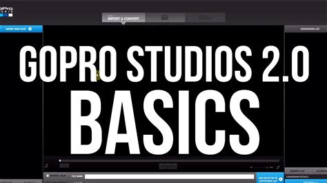 gopro studio  basics gopro tips  tricks youtube