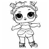 Lol Surprise Coloring Pages Doll Queen Cosmic Dolls Qt Funky Printable sketch template