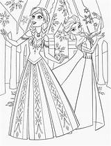 Elsa Mandala sketch template