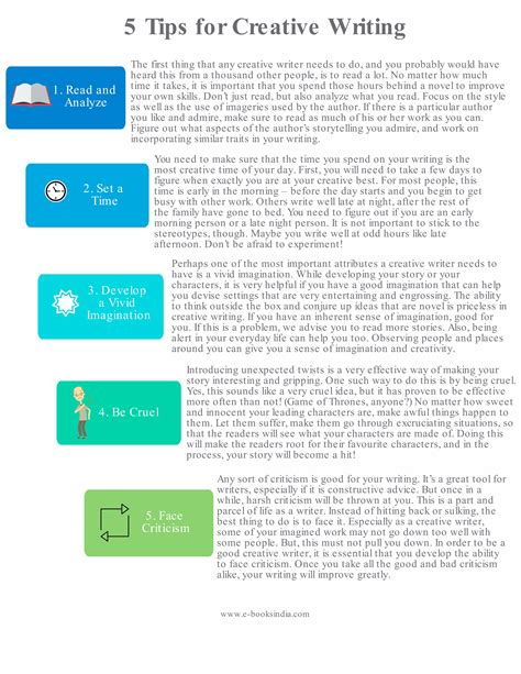 tips  creative writing infographic writing tips oasis