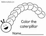 Caterpillar Hungry Very Coloring Pages Kids sketch template