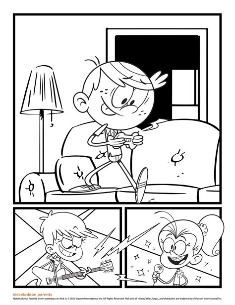 loud house printable coloring pages cartoon coloring pages