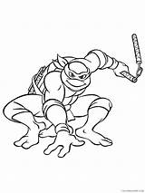 Pages Turtles Michelangelo Mutant Coloring4free sketch template