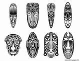 Coloring African Masks Pages Adult Mask Africa Printable Kids Drawing Color Sketch Colorare Da Adults Adulti Disegni Per Simple Tribal sketch template