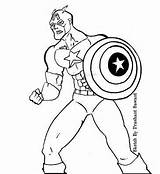 Coloring Pages Cartoon Captain America Getcolorings Trek Star sketch template