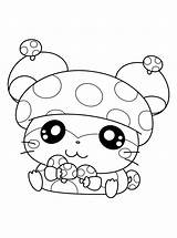 Hamtaro Coloring Pages Cartoons sketch template