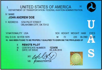 commercial drone pilot certification  aeronautics
