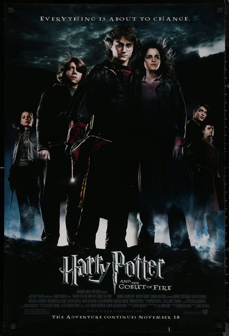 harry potter and the goblet of fire movie poster 1 sheet 27x41