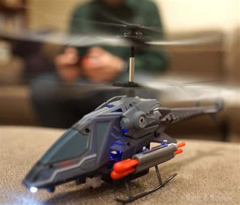 ready aim fire   sky rover voice command rc helicopter rave review