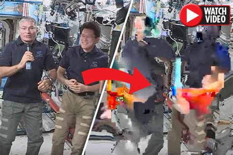 iss fake conspiracy theory  nasa cover    video glitches daily star