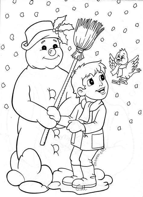colouring coloring pages winter christmas coloring pages colouring
