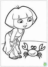 Dora Dinokids Explorer Exploradora sketch template