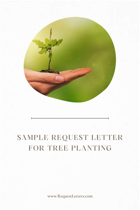 planting trees  guide  writing  request letter