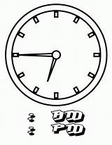 Clock Coloring Pages Clocks Wall Time Printable Kids Circle Clipart Shaped Color Shows Colouring Cuckoo Hora Steampunk Cliparts Online Beginners sketch template
