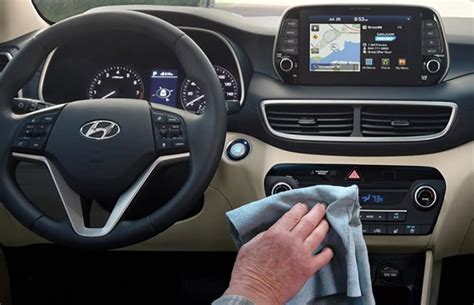 avoid cleaning  touch screen   car   materials