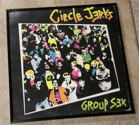 Group Sex Circle Jerks Framed Vintage Record Album Cover Free