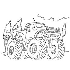 grave digger truck coloring pages coloring coloring book cool