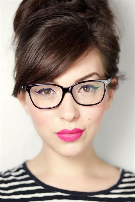 top 30 hairstyles with bangs and glasses the perfect combination