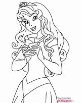 Aurora Coloring Pages Disney Sleeping Beauty Book Printable Holding Princess Disneyclips Rose Pdf Gif Briar Funstuff sketch template