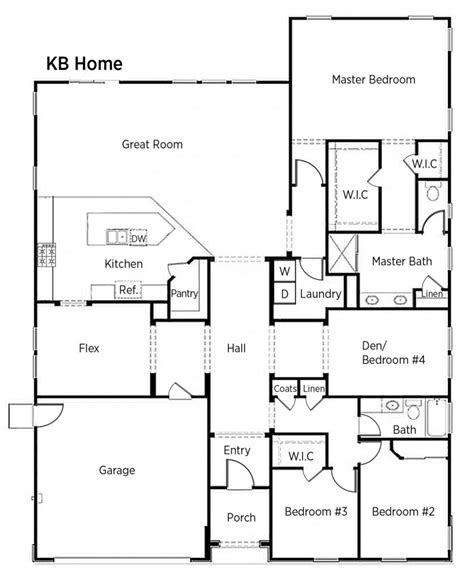 luxury kb homes floor plans  home plans design