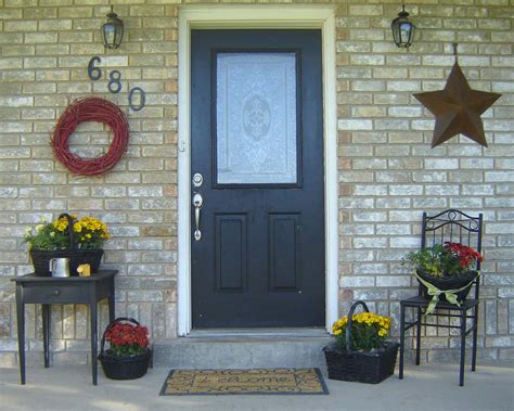 inexpensive simple front porch ideas  home hinges
