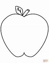 Apple Coloring Pages Apples Printable Green Clipart Drawing Sheet Core Template Color Preschool Caramel Kids Find Getcolorings Annie Single Templates sketch template