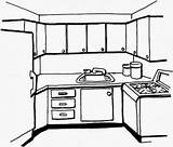 Cozinha sketch template